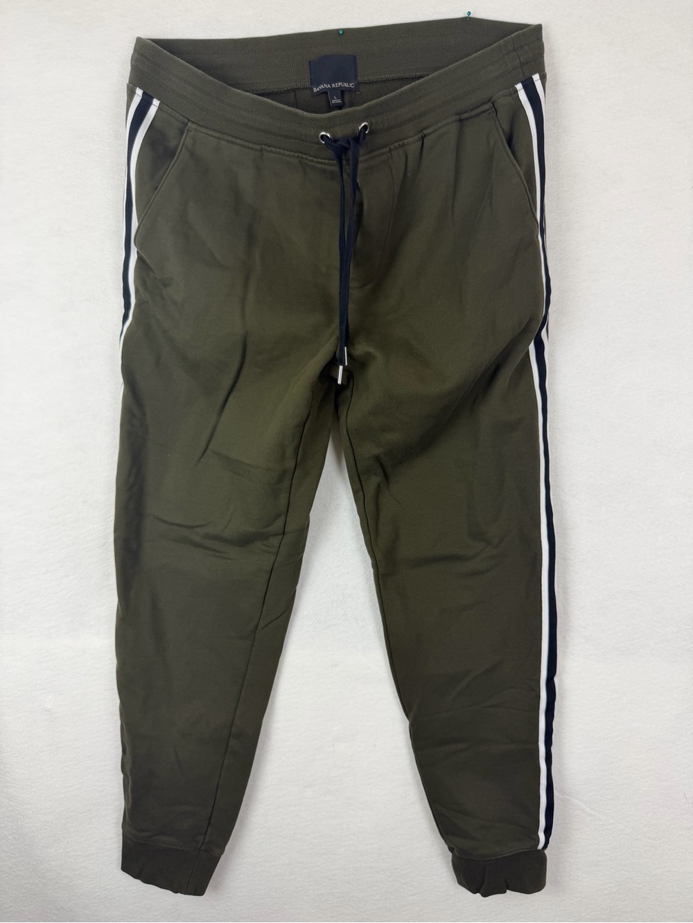 Banana Republic Men's Olive Green Jogger Pants Size L